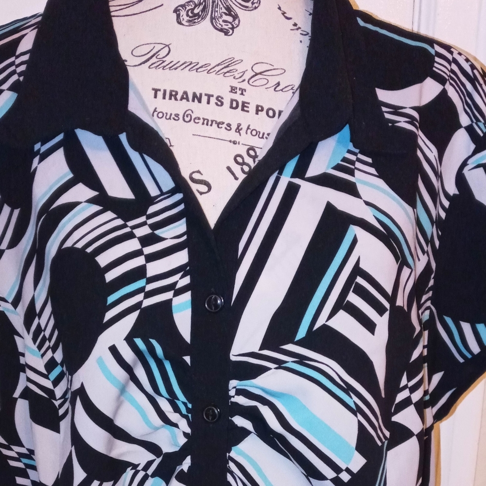 Blue Diamond Plus blouse